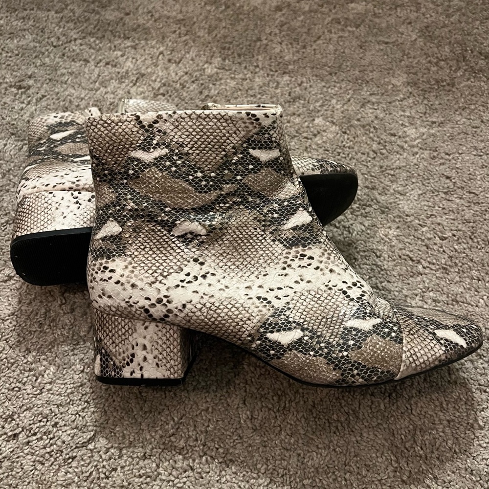 Zara Snake Booties